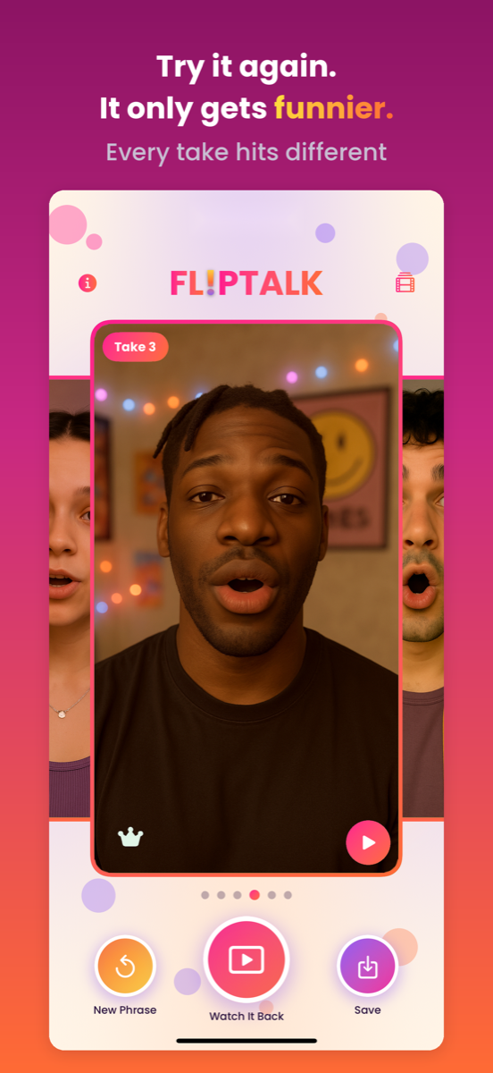 FlipTalk plays it backwards so you can learn it